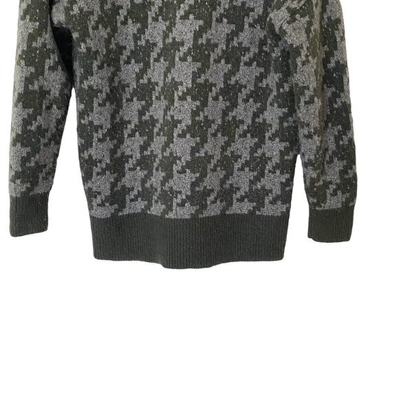 MADEWELL Allston Double-Button Cardigan Sweater in Houndstooth, Size X-Small - Picture 9 of 13